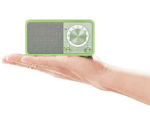 Sangean Wr-7 Verde Radio Analógica Sobremesa Fm Bluetooth Batería