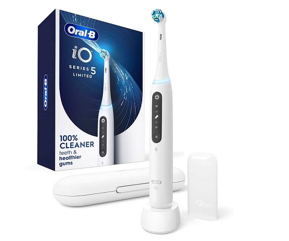 Braun Oral-B IO5 Blanco + Estuche / Cepillo de dientes elctrico recargable