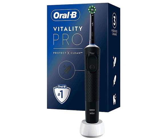 BRAUN ORAL-B Vitality Pro Negre / Raspall de dents elctric recarregable