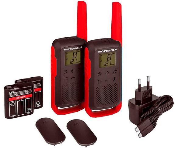 motorola Talkabout T62 Vermell / Parella de walkie talkies 8Km