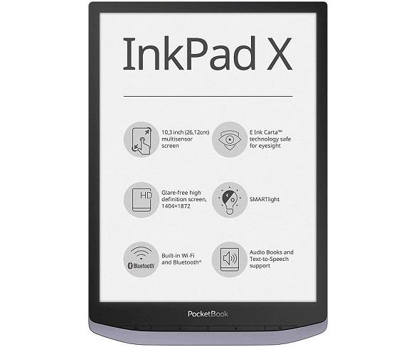 PocketBook InkPad X Metal Grey / Lector de libros electrnicos