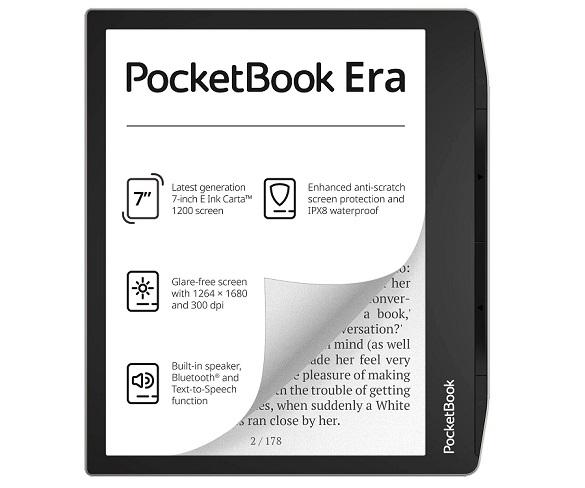 POCKETBOOK PB700-U-16-WW Era Silver /Pantalla 7 E Ink Carta 1200/ Bluetooth /WiFi / 16GB